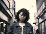 1989年　ストリートスナップ　大阪府　泉大津市　#ストリートスナップ　#AI美女　　
