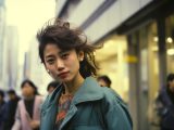 1980年　ストリートスナップ　鳥取県　鳥取市　#ストリートスナップ　#AI美女　　