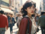 1985年　ストリートスナップ　千葉県　我孫子市　#ストリートスナップ　#AI美女　　