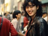 1985年　ストリートスナップ　高知県　高知市　#ストリートスナップ　#AI美女　　