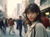 1981年　ストリートスナップ　奈良県　桜井市　#ストリートスナップ　#AI美女　　