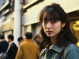 1983年　ストリートスナップ　奈良県　大和高田市　#ストリートスナップ　#AI美女　　