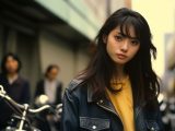 1988年　ストリートスナップ　大阪府　摂津市　#ストリートスナップ　#AI美女　　