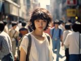 1989年　ストリートスナップ　東京都　豊島区　#ストリートスナップ　#AI美女　　
