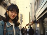 1984年　ストリートスナップ　岐阜県　関市　#ストリートスナップ　#AI美女　　