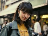 1984年　ストリートスナップ　鹿児島県　薩摩川内市　#ストリートスナップ　#AI美女　　