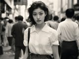 1981年　ストリートスナップ　神奈川県　逗子市　#ストリートスナップ　#AI美女　　