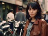 1988年　ストリートスナップ　新潟県　燕市　#ストリートスナップ　#AI美女　　
