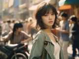 1982年　ストリートスナップ　千葉県　印西市　#ストリートスナップ　#AI美女　　